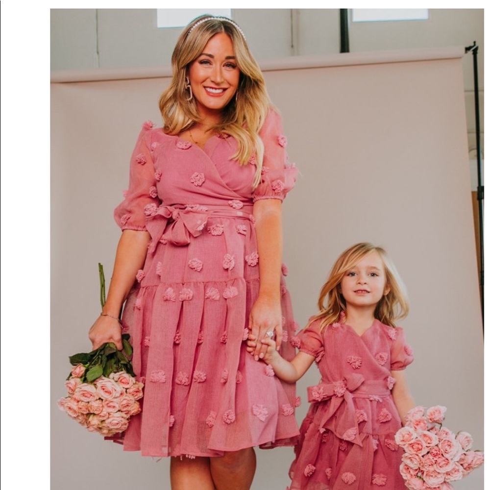 IVY CITY CO first kiss pom pom dress